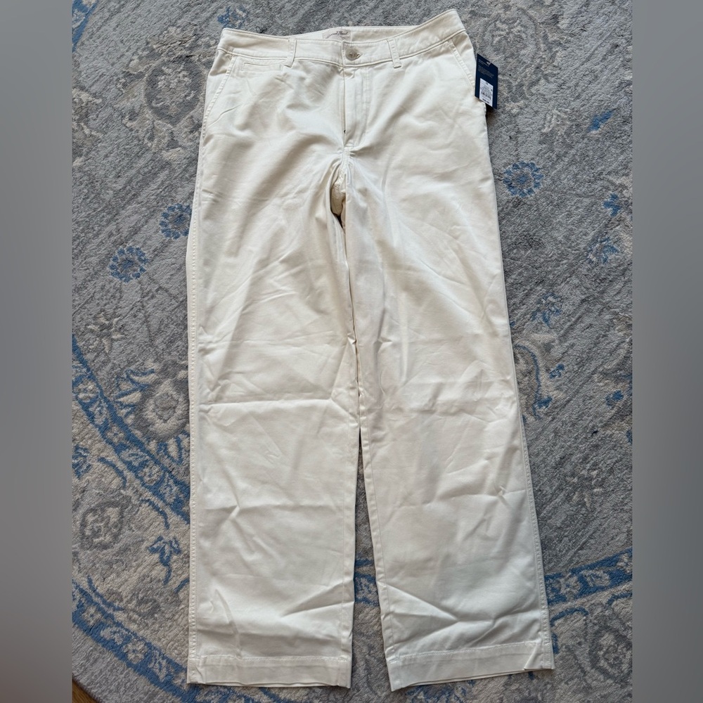 Women's Mid-Rise Straight Leg Relaxed Chino Pants - Universal Thread (NWT) - Picture 4 of 5